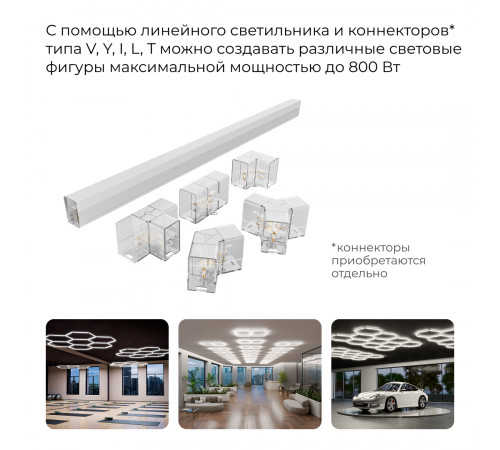 Линейный накладной светильник Apeyron Net 30-45