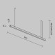 Линейный подвесной светильник Maytoni Technical LL312014