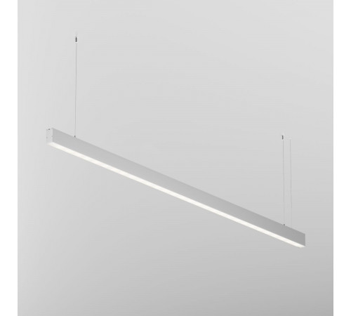 Линейный подвесной светильник Maytoni Technical 4000K 35x67 (Серебро, 2 м) LL312040