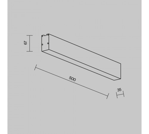 Линейный светильник Maytoni Technical LL311041