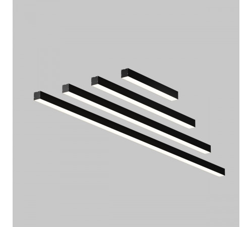 Линейный подвесной светильник Maytoni Technical 4000K 50x50 (Черный, 2 м) LL312032