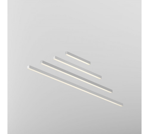 Линейный накладной светильник Maytoni Technical 3000K 35x35 (Серебро, 2 м) LL311007