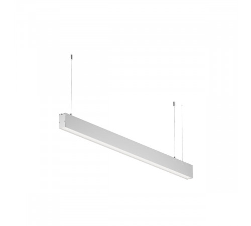 Линейный подвесной светильник Maytoni Technical 3000K 35x67 (Серебро, 1 м) LL312035