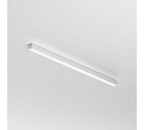 Линейный накладной светильник Maytoni Technical 4000K 35x35 (Серебро, 1 м) LL311004