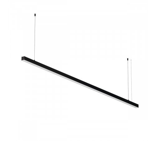 Линейный подвесной светильник Maytoni Technical 3000K 35x35 (Черный, 2 м) LL312015