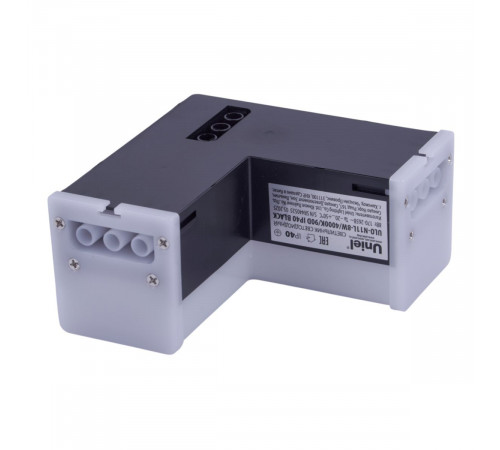 Модульный светильник L-образный Uniel ULO-N11L-8W/4000K/90D IP40 BLACK UL-00013273