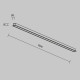 Линейный встраиваемый светильник Maytoni Technical LL313006