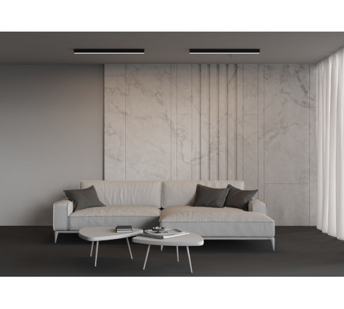 Линейный накладной светильник Maytoni Technical 4000K 50x50 (Черный, 1 м) LL311028