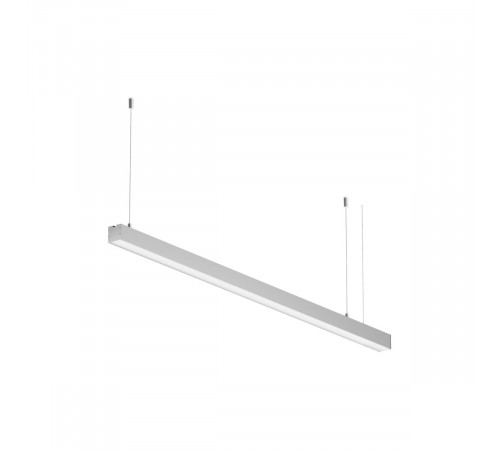 Линейный подвесной светильник Maytoni Technical 4000K 35x35 (Серебро, 1 м) LL312004