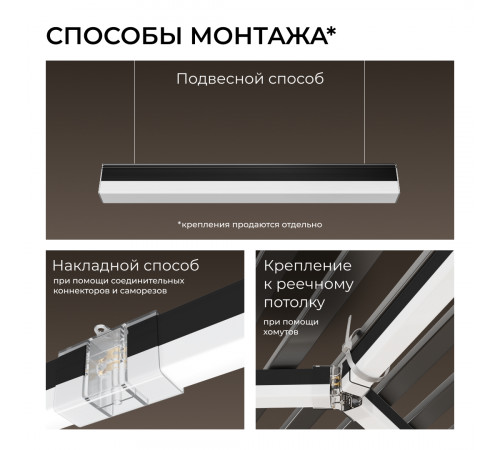 Линейный накладной светильник Apeyron 30-57