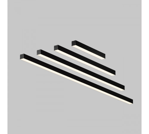Линейный накладной светильник Maytoni Technical 3000K 50x50 (Черный, 2 м) LL311031