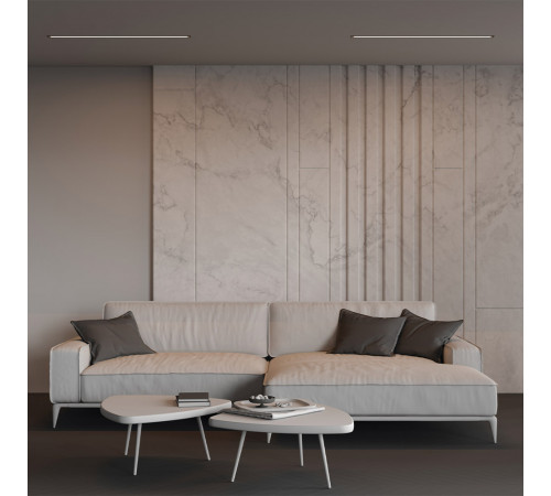 Линейный встраиваемый светильник Maytoni Technical 3000K 50x35 (Черный, 1 м) LL313011