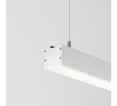 Линейный подвесной светильник Maytoni Technical 4000K 35x35 (Серебро, 1 м) LL312004