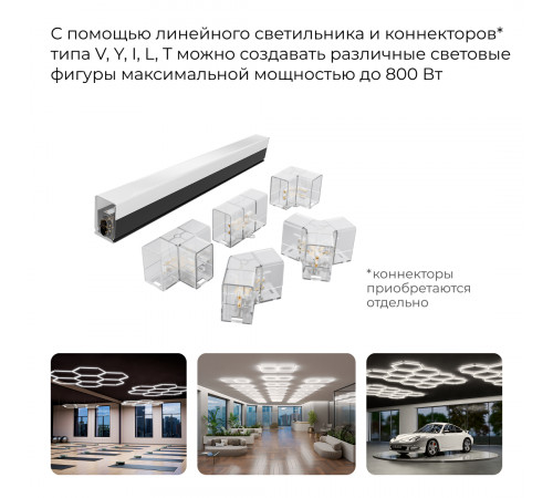 Линейный накладной светильник Apeyron 30-57