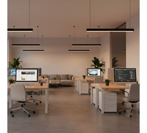 Линейный подвесной светильник Uniel UL-00013176 ULO-K10D 60W/5000K/L120/H IP40 BLACK