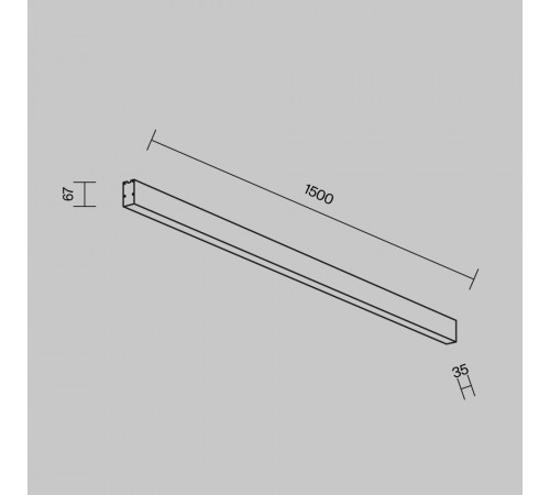 Линейный светильник Maytoni Technical LL311037