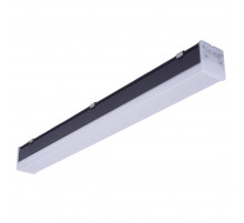 Линейный подвесной светильник Uniel ULO-N10A-20W/6500K/L60 IP40 BLACK UL-00013254