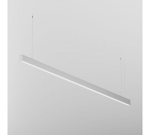 Линейный подвесной светильник Maytoni Technical 3000K 35x67 (Серебро, 2 м) LL312039