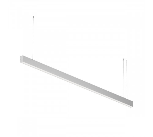 Линейный подвесной светильник Maytoni Technical 4000K 35x67 (Серебро, 2 м) LL312040