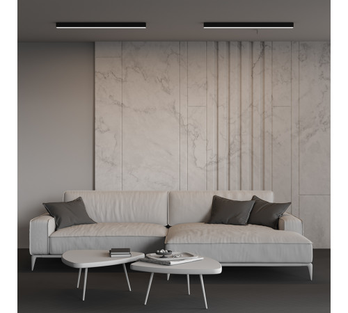 Линейный накладной светильник Maytoni Technical 4000K 50x50 (Черный, 1 м) LL311028