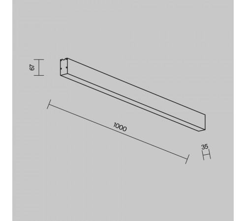 Линейный светильник Maytoni Technical LL311044