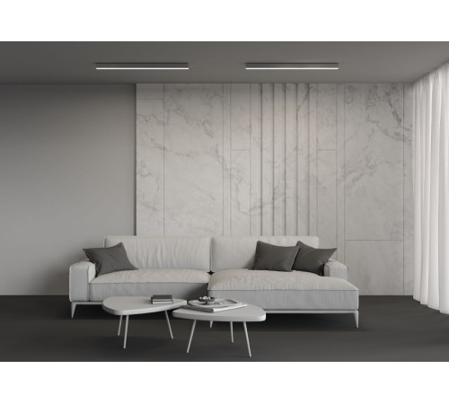 Линейный накладной светильник Maytoni Technical 4000K 50x50 (Серебро, 1 м) LL311020