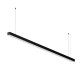 Линейный подвесной светильник Maytoni Technical 3000K 50x50 (Черный, 2 м) LL312031