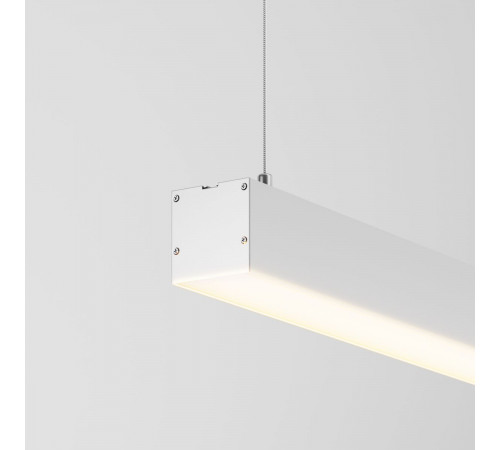 Линейный подвесной светильник Maytoni Technical 3000K 50x50 (Серебро, 2 м) LL312023