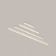 Линейный накладной светильник Maytoni Technical 3000K 50x50 (Серебро, 2 м) LL311023