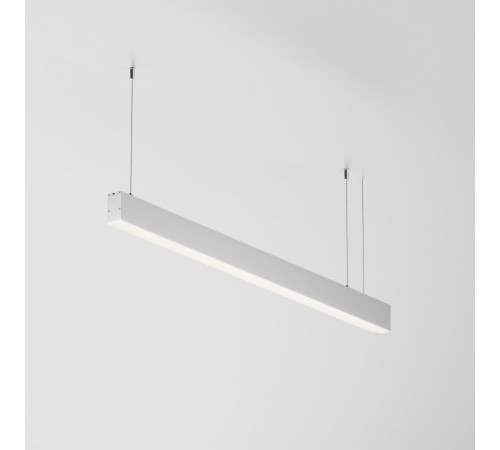 Линейный подвесной светильник Maytoni Technical 4000K 35x67 (Серебро, 1 м) LL312036