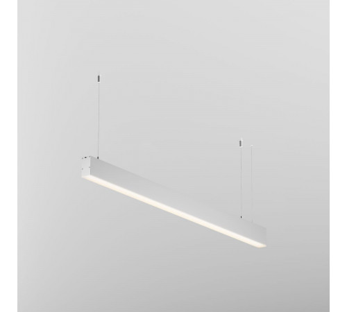 Линейный подвесной светильник Maytoni Technical 3000K 35x67 (Серебро, 1 м) LL312035