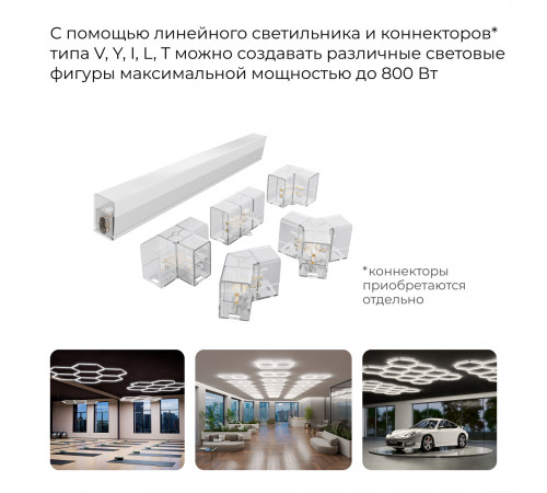 Линейный накладной светильник Apeyron 30-59
