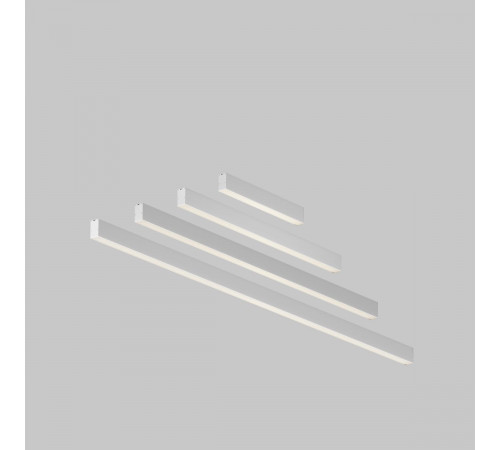 Линейный подвесной светильник Maytoni Technical 4000K 35x67 (Серебро, 1 м) LL312036