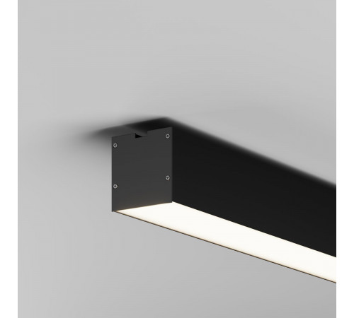 Линейный накладной светильник Maytoni Technical 4000K 50x50 (Черный, 1 м) LL311028