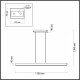 Линейный подвесной светильник Odeon Light Hightech Beveren 7007/38L