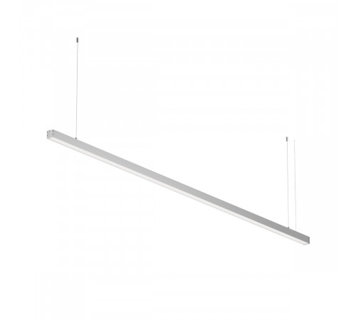 Линейный подвесной светильник Maytoni Technical 3000K 35x35 (Серебро, 2 м) LL312007