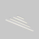Линейный накладной светильник Maytoni Technical 3000K 50x50 (Серебро, 2 м) LL311023