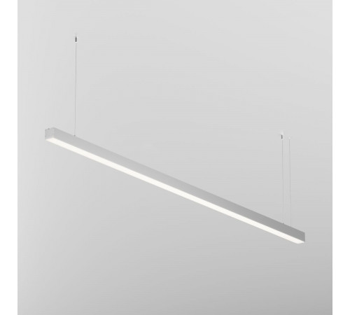 Линейный подвесной светильник Maytoni Technical 4000K 50x50 (Серебро, 2 м) LL312024