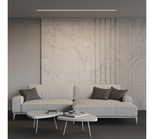 Линейный встраиваемый светильник Maytoni Technical 4000K 50x35 (Серебро, 2 м) LL313008