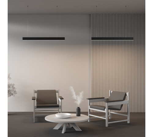 Линейный подвесной светильник Maytoni Technical 4000K 35x67 (Черный, 1 м) LL312044