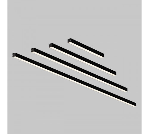 Линейный подвесной светильник Maytoni Technical 4000K 35x35 (Черный, 2 м) LL312016