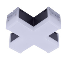 Модульный светильник X-образный Uniel ULO-N11X-12W/6500K IP40 BLACK UL-00013262