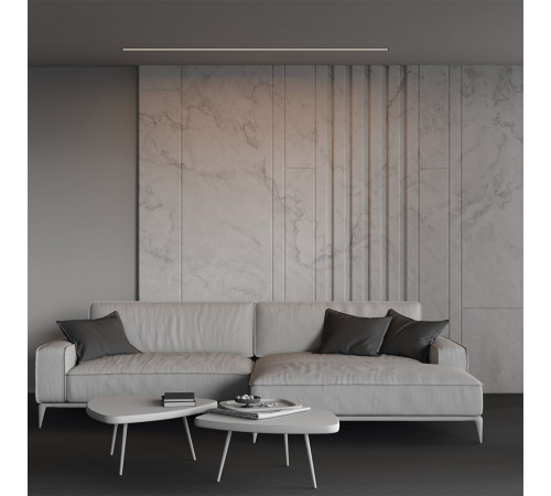 Линейный встраиваемый светильник Maytoni Technical 3000K 50x35 (Черный, 2 м) LL313015