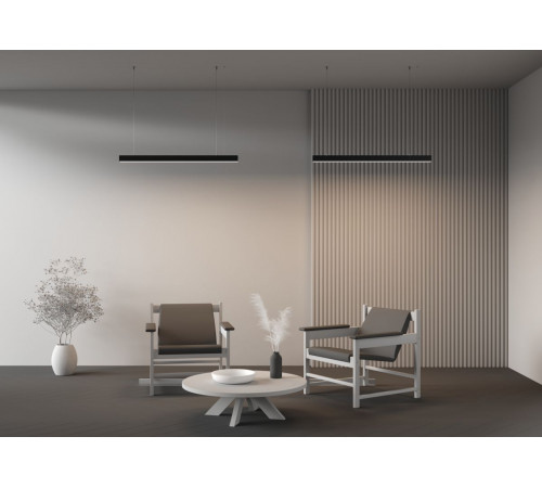 Линейный подвесной светильник Maytoni Technical 4000K 50x50 (Черный, 1 м) LL312028