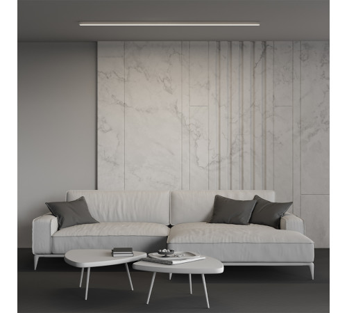 Линейный накладной светильник Maytoni Technical 4000K 35x35 (Серебро, 2 м) LL311008