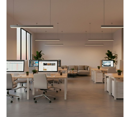 Линейный подвесной светильник Uniel UL-00013177 ULO-K10D 60W/5000K/L120/H IP40 SILVER