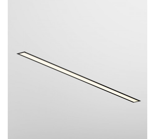 Линейный встраиваемый светильник Maytoni Technical 3000K 50x35 (Черный, 1 м) LL313011