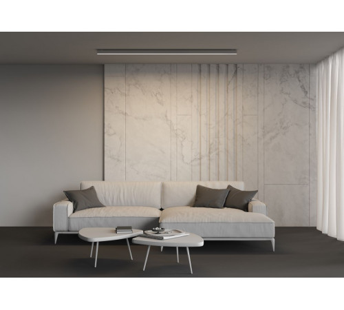 Линейный накладной светильник Maytoni Technical 4000K 50x50 (Серебро, 2 м) LL311024