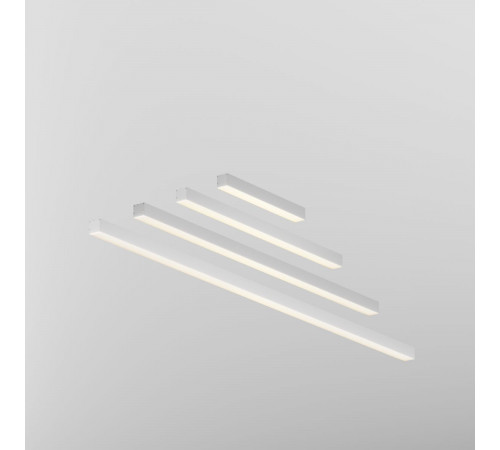 Линейный накладной светильник Maytoni Technical 3000K 50x50 (Серебро, 1 м) LL311019