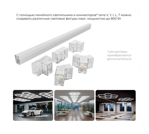 Линейный накладной светильник Apeyron Net 30-21